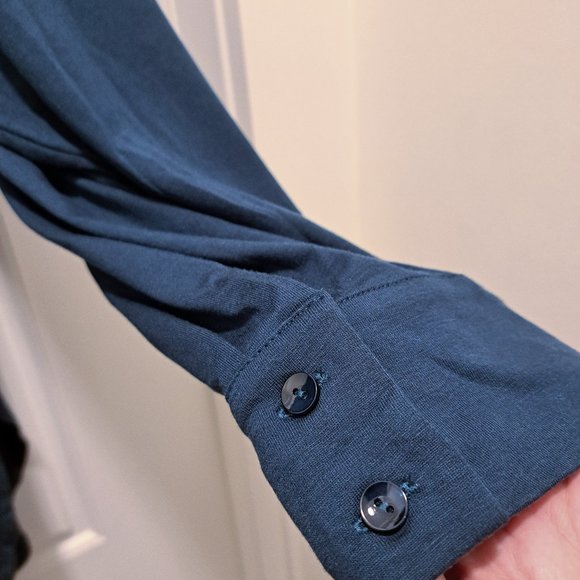 Eileen Fisher Classic Collar Long Shirt Size 2X New with Tag - Picture 5 of 10